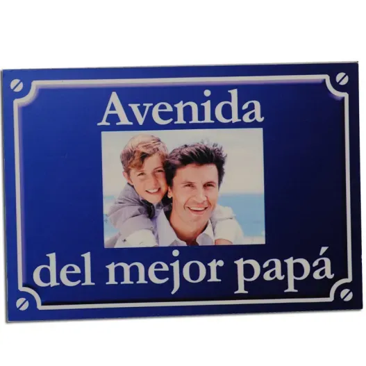 Placa de calle foto personalizada (Idea de regalo original)