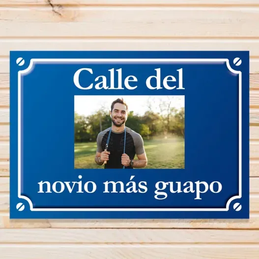 Placa de calle foto personalizada (Foto de catálogo)