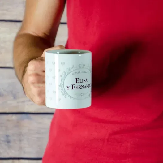 Taza especial bodas personalizada (Vista alternativa)