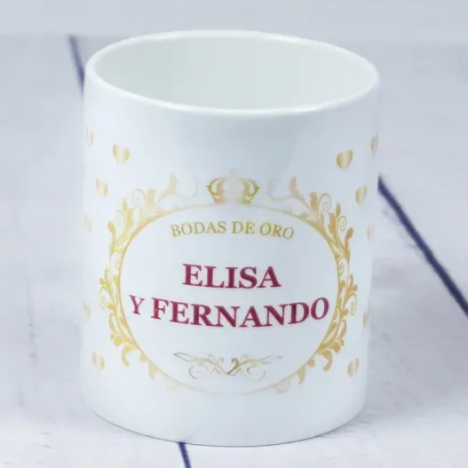 Taza especial bodas personalizada (Idea de regalo original)
