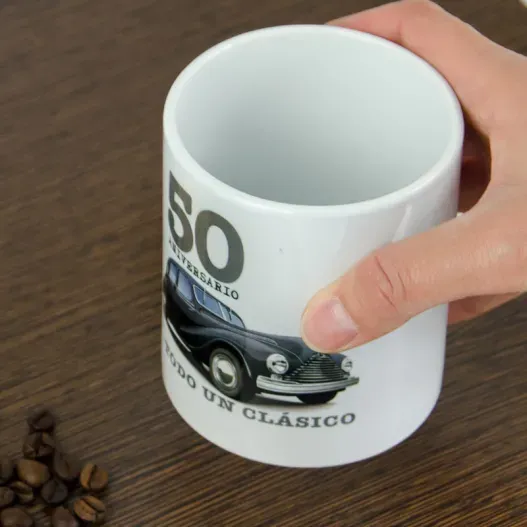 Taza para hombre 50 cumplea&ntilde;os (Idea de regalo original)