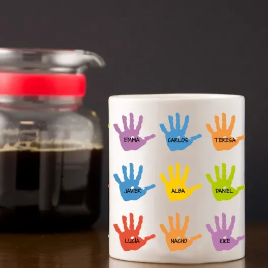 Taza personalizada 'Dejas huella' (Vista secundaria)