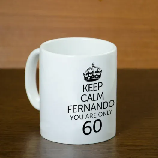 Taza personalizada Keep Calm (Idea de regalo original)