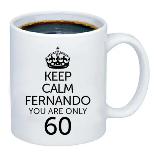 Taza personalizada Keep Calm (Detalle de presentación)