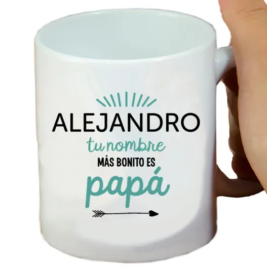 Taza personalizada mensaje positivo (Idea de regalo original)