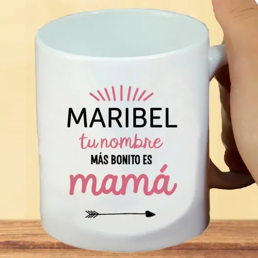 Taza personalizada mensajes positivos (Detalle de presentación)