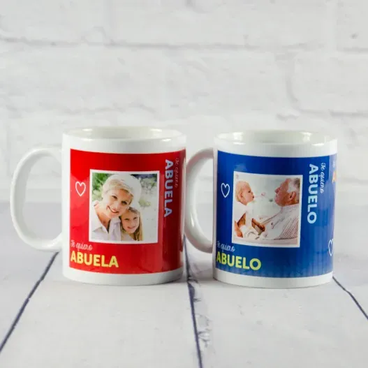 Taza personalizada para abuelos (Vista alternativa)