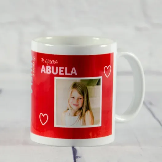 Taza personalizada para abuelos (Detalle de presentación)