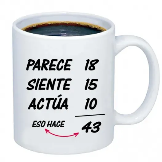 Taza personalizada para cumplea&ntilde;os (Idea de regalo original)