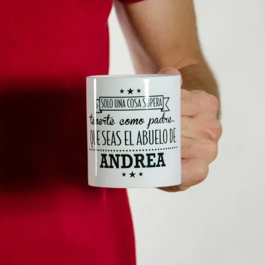 Taza personalizada para el mejor padre y abuelo (Vista alternativa)