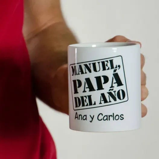Taza personalizada para el padre del a&ntilde;o (Detalle de presentación)