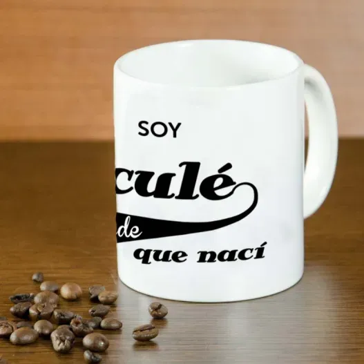 Taza personalizada para futbolero (Idea de regalo original)