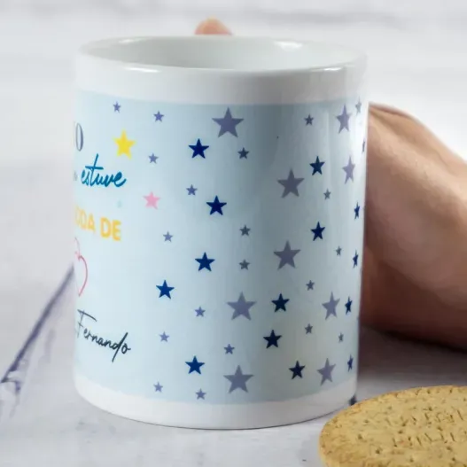 Taza personalizada para invitados 'Boda de' (Vista alternativa)