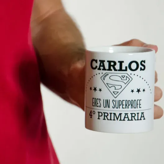 Taza personalizada Superprofe (Vista alternativa)