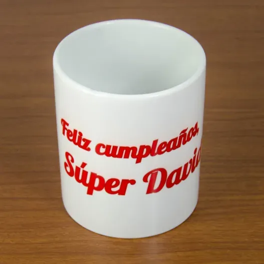 Taza superh&eacute;roe personalizada (Idea de regalo original)