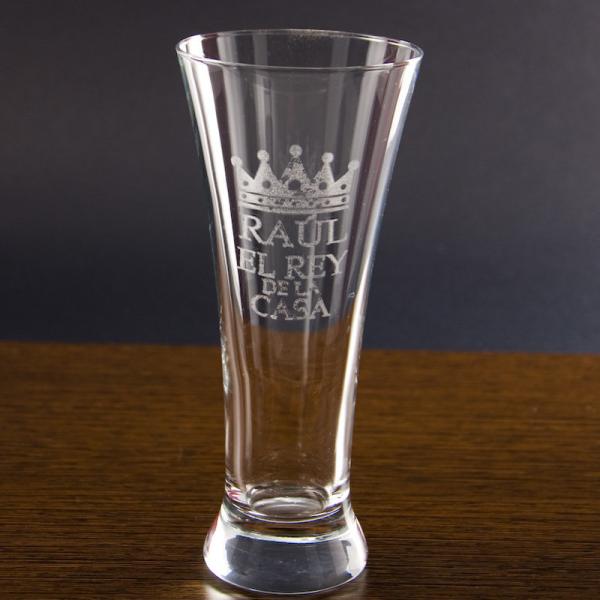 Copa de cerveza 'El rey de la casa'