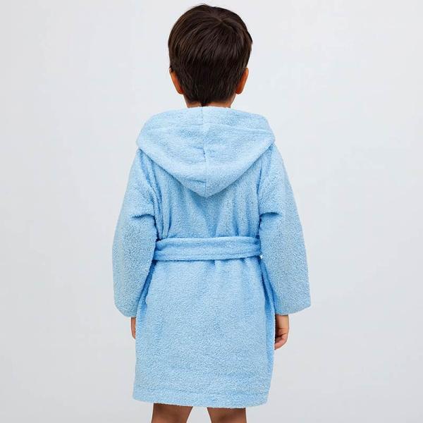Regalos personalizados: Regalos con nombre: Albornoz infantil bordado con capucha