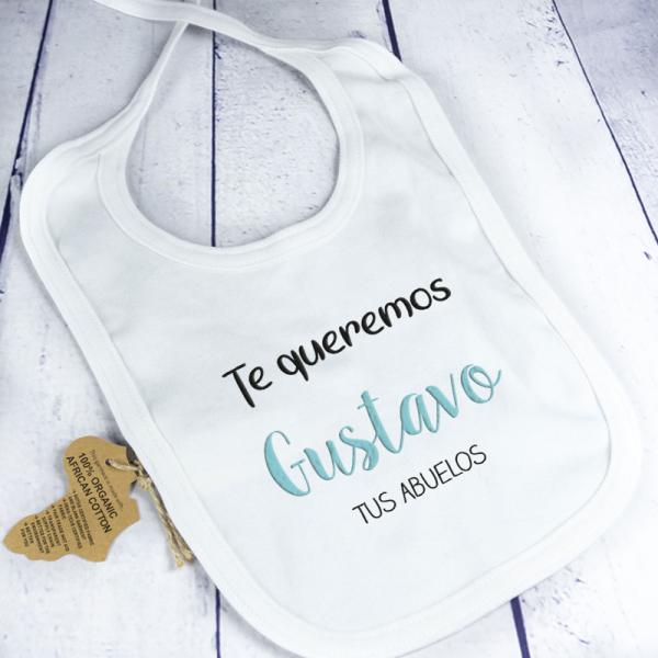 Babero BIO bordado