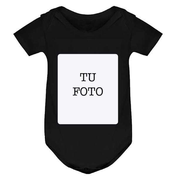 Body negro personalizado con tu foto