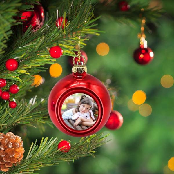 Bola de navidad personalizada con foto