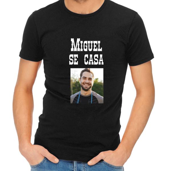 Camiseta despedida soltero personalizada