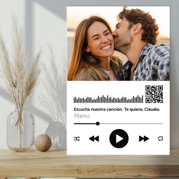 Canción personalizada en Placa de PVC