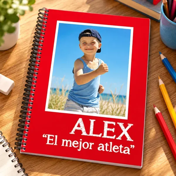 Cuaderno marco personalizado
