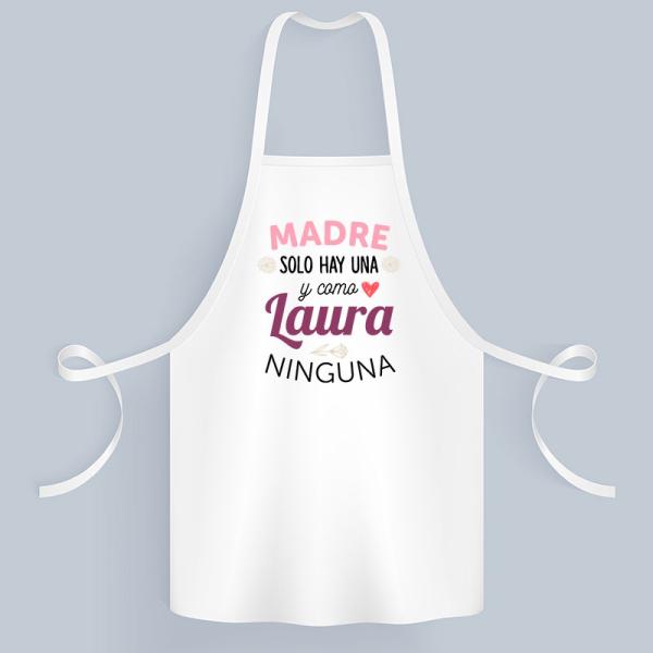 Delantal personalizado 'Como mamá ninguna'