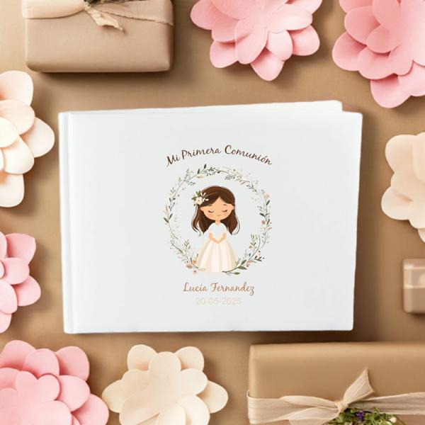 Libro de firmas personalizado Comunión
