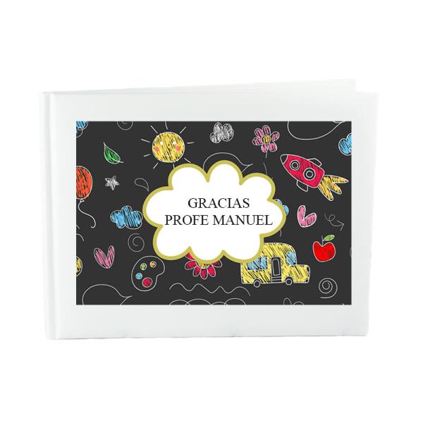 Regalos personalizados: Libros personalizados: Libro de firmas personalizado 'GRACIAS PROFE'