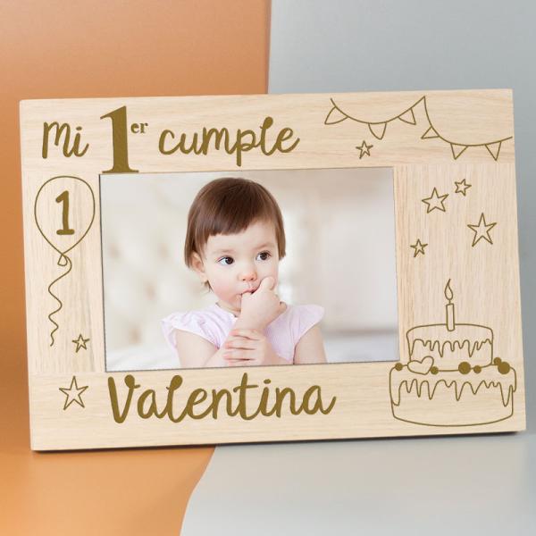 Regalos personalizados: Dise&ntilde;o y decoraci&oacute;n: Marco de fotos infantil personalizado para cumple