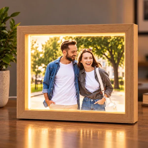 Marco luminoso personalizado con Foto