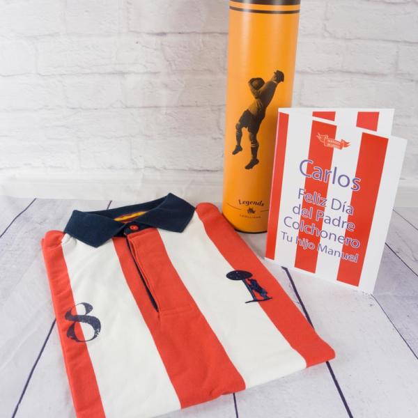 Polo Colchoneros con tarjeta personalizada