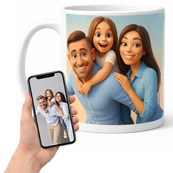 Taza personalizada a partir de tu foto (Elige tu estilo)