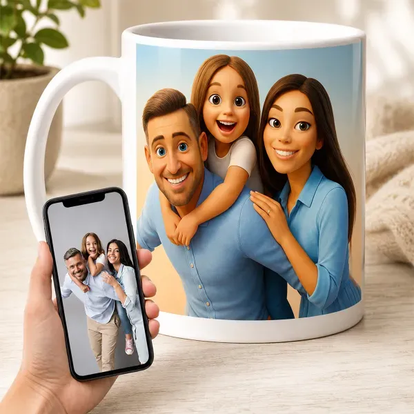 Taza personalizada a partir de tu foto (Elige tu estilo)