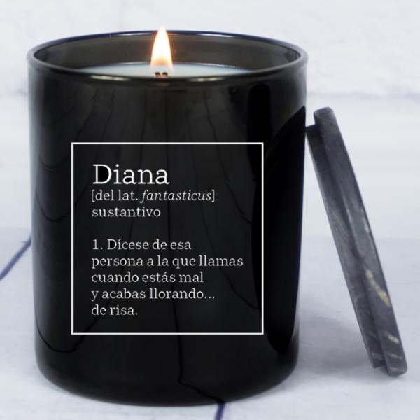 Vela grabada 'Definición de tu nombre'