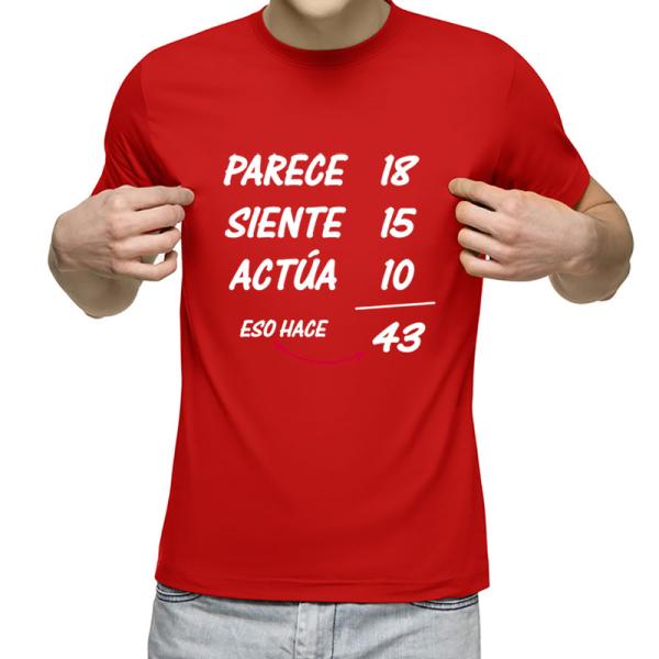 Regalos personalizados: Camisetas personalizadas: Camiseta para cumplea&ntilde;os personalizada