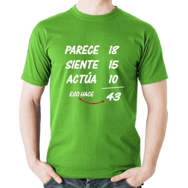 Regalos personalizados: Camisetas personalizadas: Camiseta para cumplea&ntilde;os personalizada