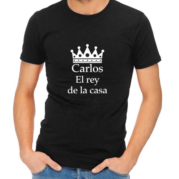 Camiseta personalizada 'El rey de la casa'