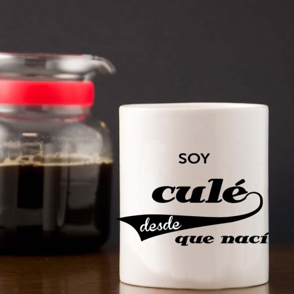 Taza personalizada para futbolero