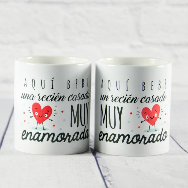 Pack de dos tazas Recién Casados