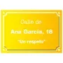 Regalos personalizados: Placa de calle "18 a&ntilde;os" personalizada: Placa de calle "18 a&ntilde;os" personalizada