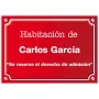 Regalos personalizados: Placa de calle "18 a&ntilde;os" personalizada: Placa de calle "18 a&ntilde;os" personalizada
