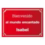 Regalos personalizados: Dise&ntilde;o y decoraci&oacute;n: Placa de calle infantil personalizada