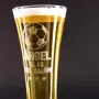 Regalos personalizados: Cristaler&iacute;a personalizada: Copa de cerveza "El as del bal&oacute;n"