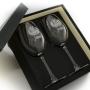 Regalos personalizados: Cristaler&iacute;a personalizada: Copas de vino grabadas para cumplea&ntilde;os