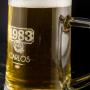 Regalos personalizados: Cristaler&iacute;a personalizada: Jarra de cerveza a&ntilde;o de nacimiento