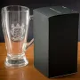 Regalos personalizados: Cristaler&iacute;a personalizada: Jarra de cerveza Baviera con escudo grabado