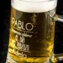 Regalos personalizados: Cristaler&iacute;a personalizada: Jarra de cerveza divertida d&iacute;a del padre con caja