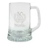 Regalos personalizados: Cristaler&iacute;a personalizada: Jarra de cerveza grabada para cumplea&ntilde;os